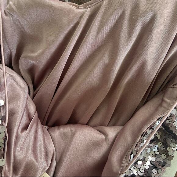 Aidan Mattox Sequin Mini Dress Size 6 NWT Retail $220 - Picture 6 of 13